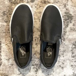 Vans Black Slip On Sneakers